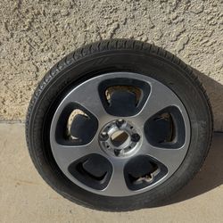 Fiat 500e Wheel And Tire Can Use For Spare Tire 