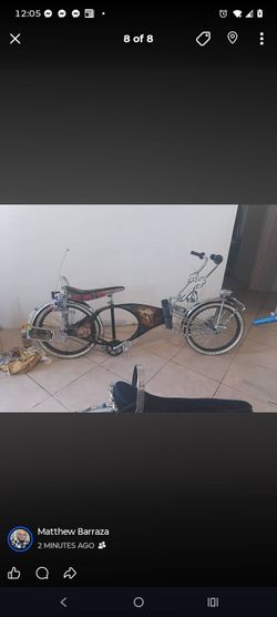 custom lowrider bike with one of a kind airbrush