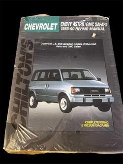 1(contact info removed) CHILTON'S CHEVY ASTRO GMC SAFARI MANUAL NEW