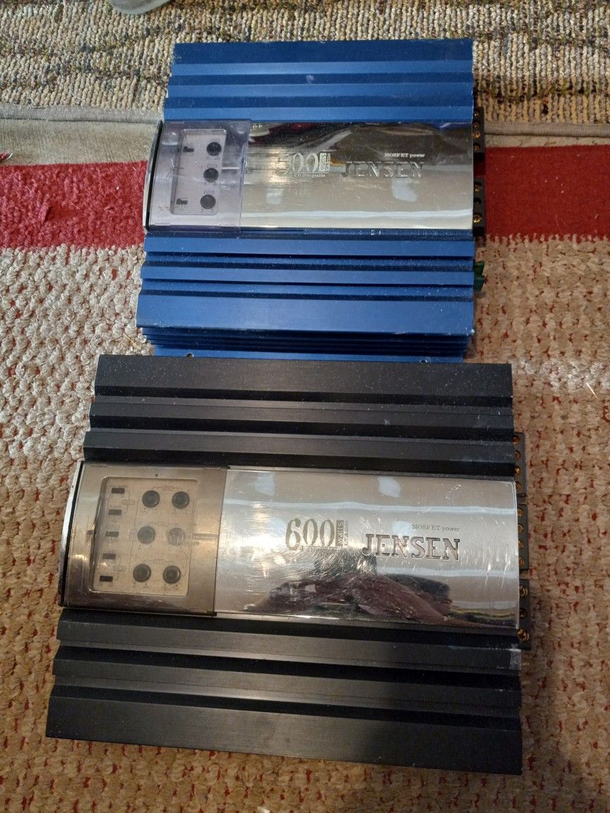Jensen Car Stereo Amp Set