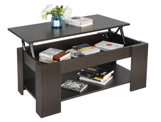 Brand New ZenStyle Lift-Top Coffee Table (Brown) — In Box