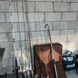 Fishing Poles And Fishing Picker 