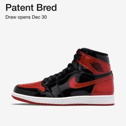 Patent Bred Air Jordan 1’s