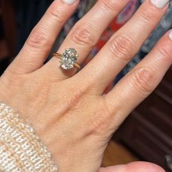 Diamond 3.39 Carrot oval Cut 