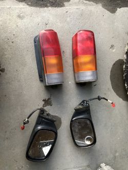 1997 Jeep Cherokee Sport power mirrors $40 for the pair and $40 for the tail lights.