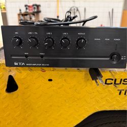 Toa mixer amplifier bg 2120
