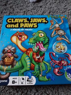 Clae jaws and paws kids card game