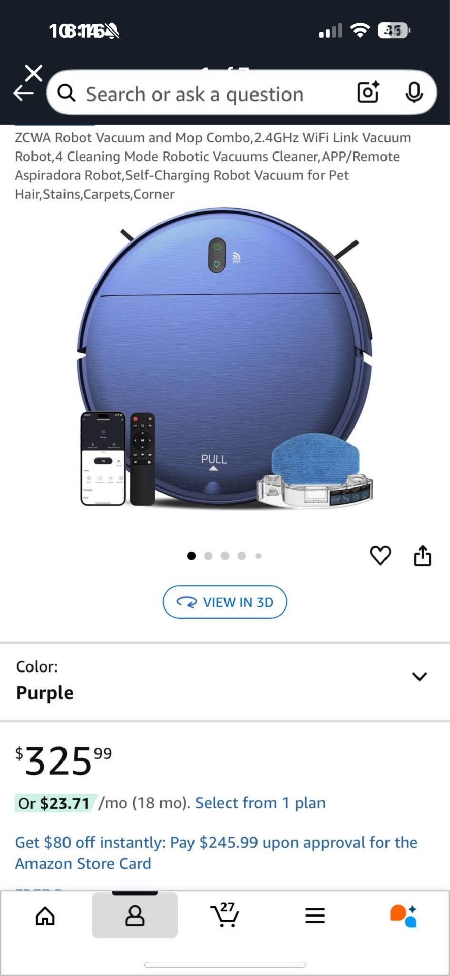 Robot Vacuum And Mop