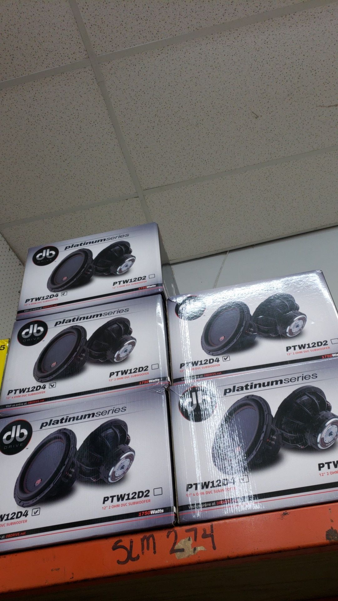 DB Drive Platinuim 12" 1750 watts