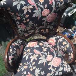 2 floral Chairs