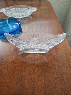 Pretty Vintage Glass Candy/Serving Dish