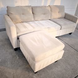🚚📦FREE DELIVERY!! 🧼🫧🧺 *CLEAN ~ Freshly Washed* COMPACT SECTIONAL SOFA ~ (will fit most homes