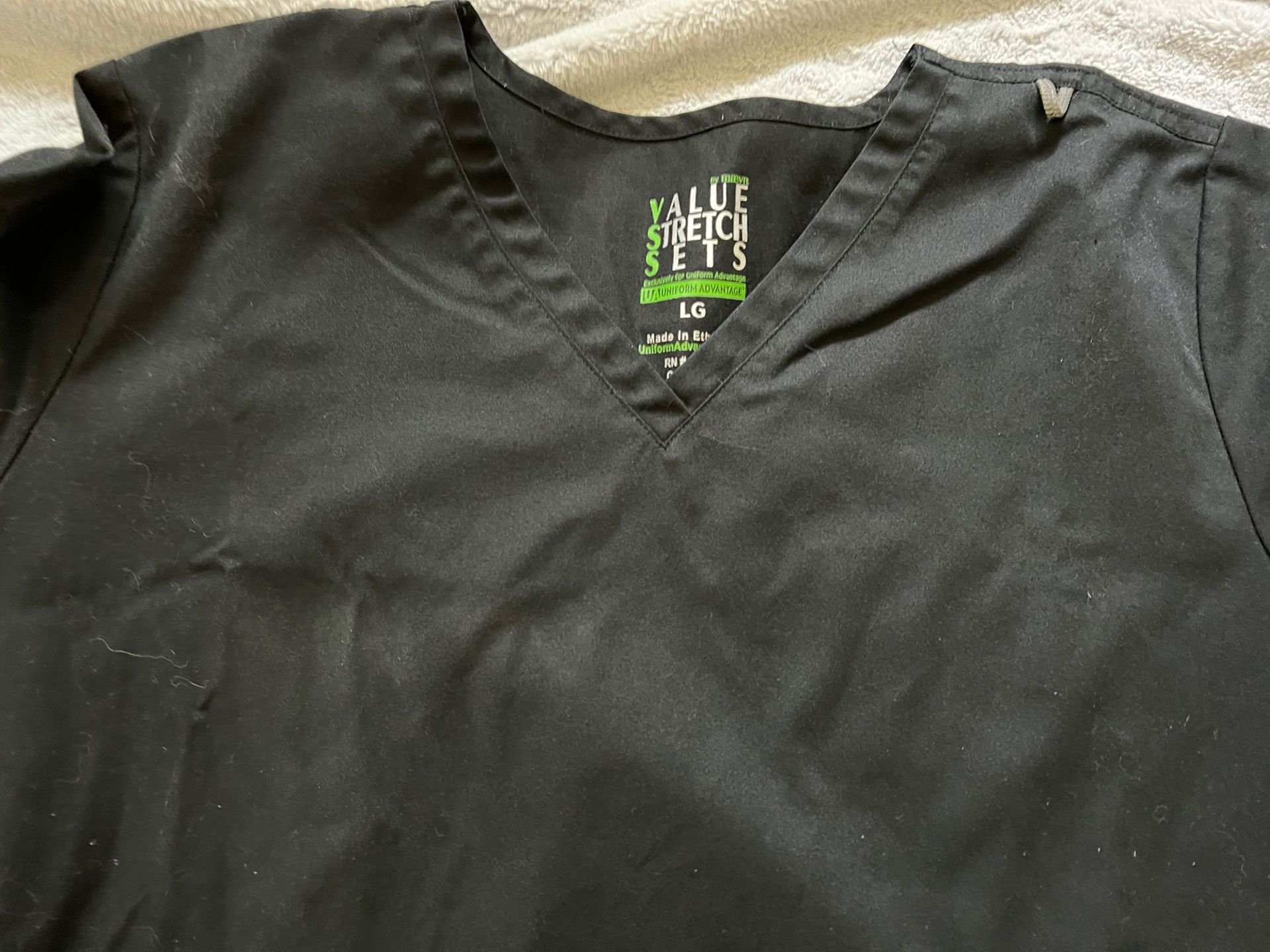 Black Scrub Top
