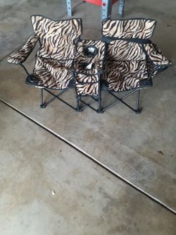 Kids Fold Chair Set.