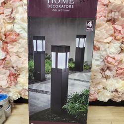 Home Decorators Collection
Sumner 20 Lumen Black LED Weather Resistant Outdoor Solar Path Light with Glass Lens (4-Pack)
