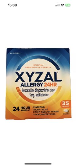 Two XYZAL Allergy 24 HR Tablet - 35 Count 02/27