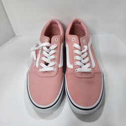 Vans Off The Wall - Womens Size 5 - Pale Pink Low Skate Shoes - 507698