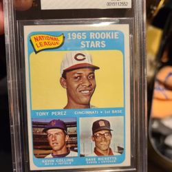 1965 Topps Tony Perez Kevin Collins Dave Ricketts RC HoF