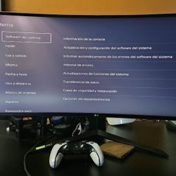 PS5, 4T WD BLACK MEMEOY, LG MONITOR 240HRZ AND ADJUSTABLE TABLE WITH STORAGE 