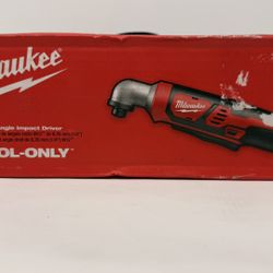 Milwaukee Tool 2467-20 M12 12V 1/4-Inch Hex Right Angle Impact Driver *NEW*