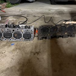 Chevy small block 350 cylinder heads
