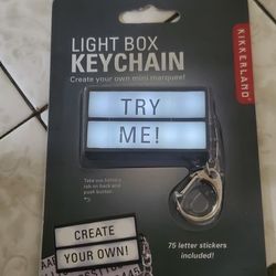 Kikkerland Light Box Keychain $5