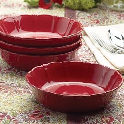 Princess House Pavillion Berry Pasta Bowls