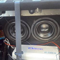 CT Sounds 1500rms Each With 2300.D Amp
