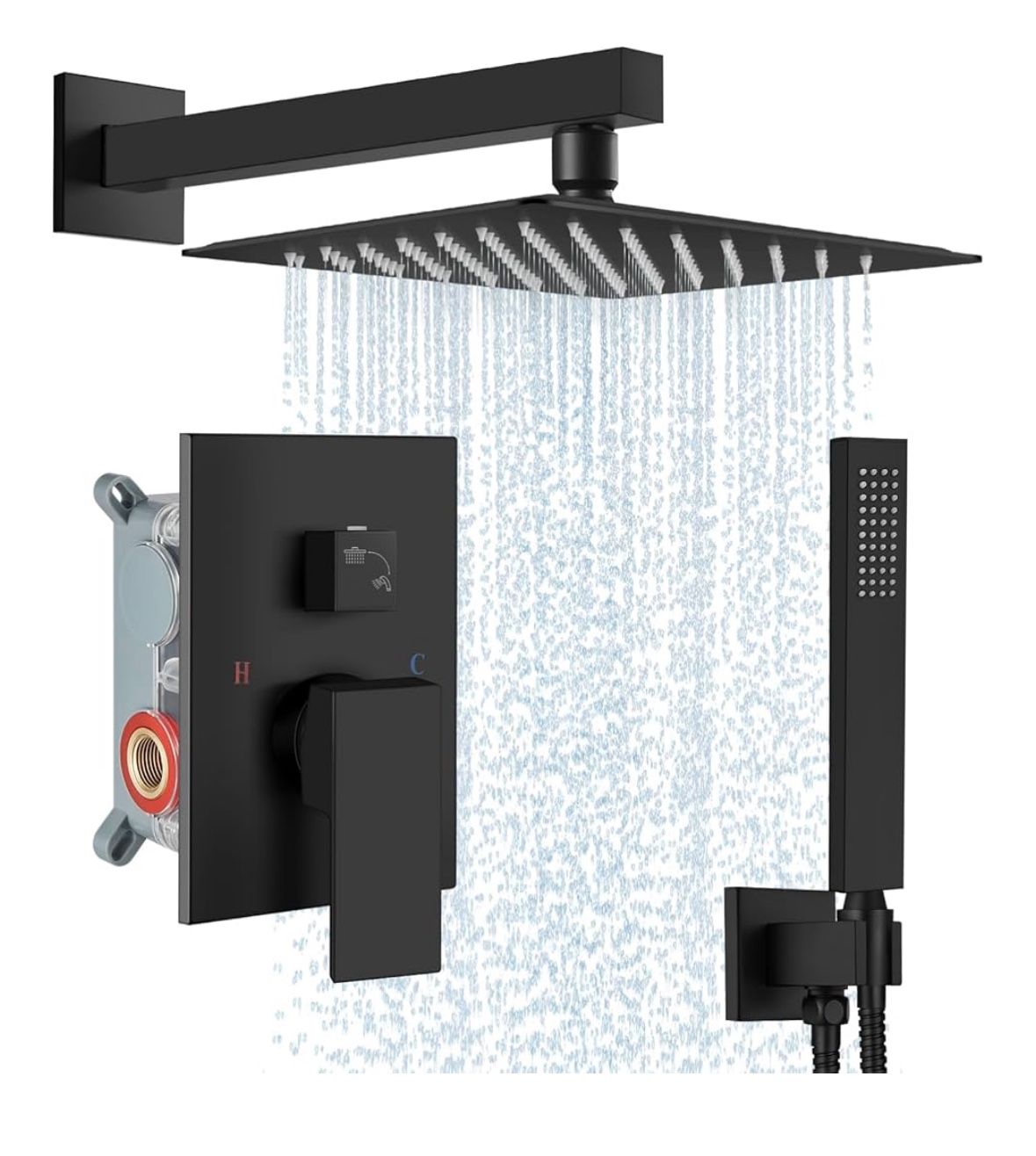 Brand New Unopened Box - Midanya rain shower System
