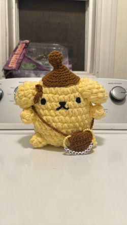 Pompompurin Crochet 9.25 In