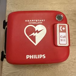 Philips HeartStart OnSite AED and First Aid kit…..