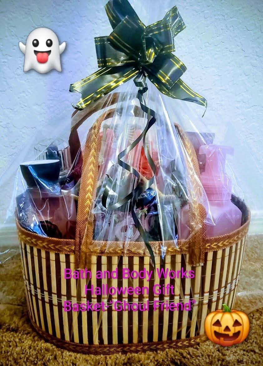 Halloween Gift Basket with Bath & Body Works fragrances...Halloween Edition
