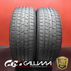 Set of 2 Tires LikeNEW Continental Cross Contact LX Sport 235/55R19 101W #92570