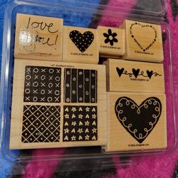Stampin' Up Loving Hearts Rubber Stamp Set