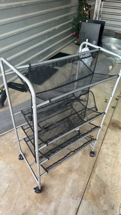 Rolling Shoe Rack