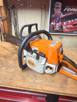 Stihl ms 250 just sharpened the chain.