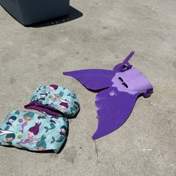 Mermaid Tail And Floaties 