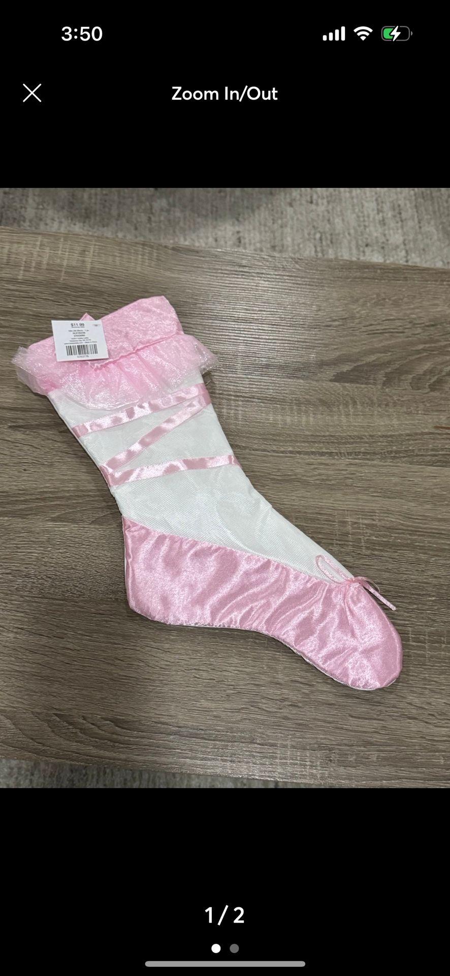 Ballerina Ballet Christmas Stockings 
