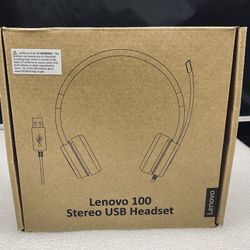 Lenovo 100 Stereo USB Headset