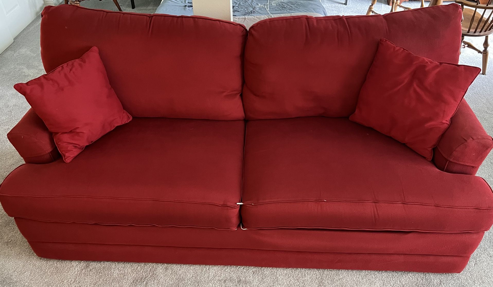 Red Lazy Boy Sofa