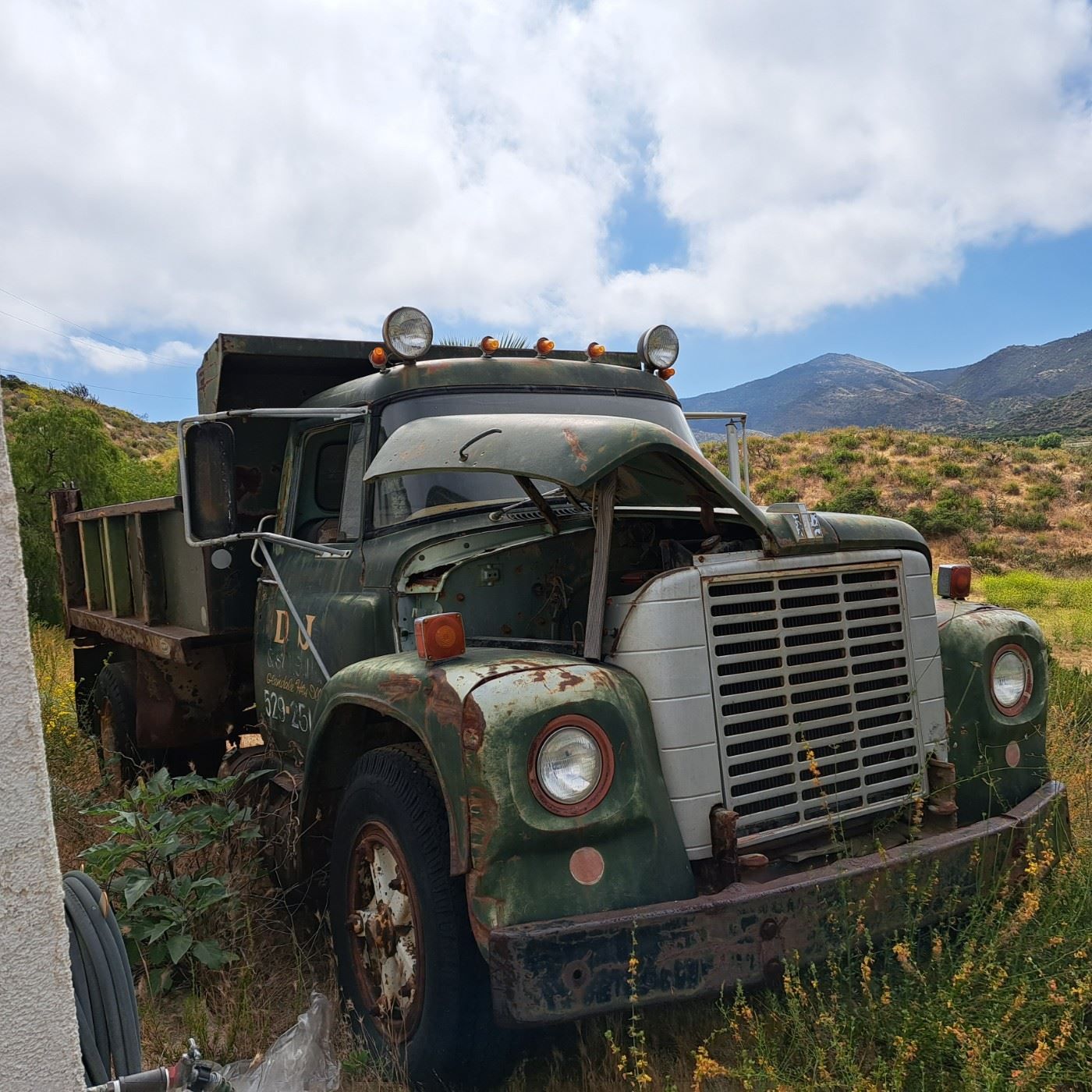 Vintage International Dump Truck  