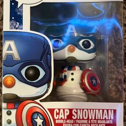 Captain America Snowman funko pop