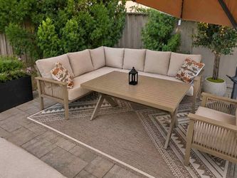 Outdoor Sectional W/Rope Accents*New In Box Patio Furniture*