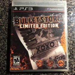 Playstation 3 PS3 Game Bullet Storm Limited Edition CIB MINT $10