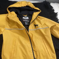 Raincoat.  Kids Black Dog Raincoat 4T
