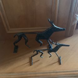 2 Brass Reindeer’s 