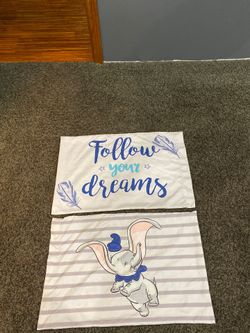2 dumbo pillow cases
