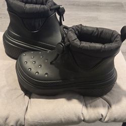 Crocs Black Insulated Boots