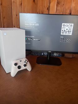 Xbox series x white w controller