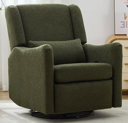 Green Rocker Swivel Recliner Chair